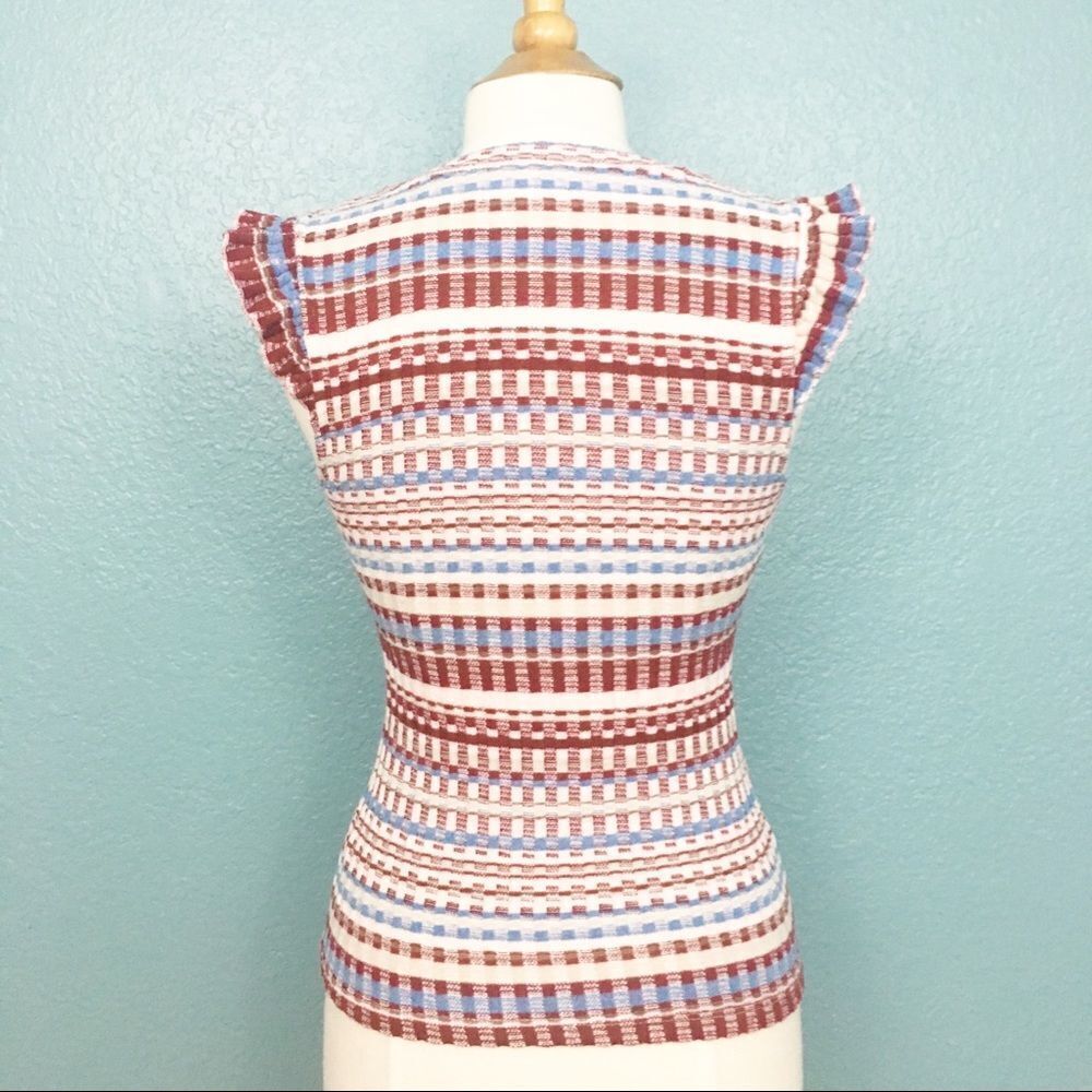Ella Moss Nomadic Ruffled Ribbed Tank - Picture 4 of 4